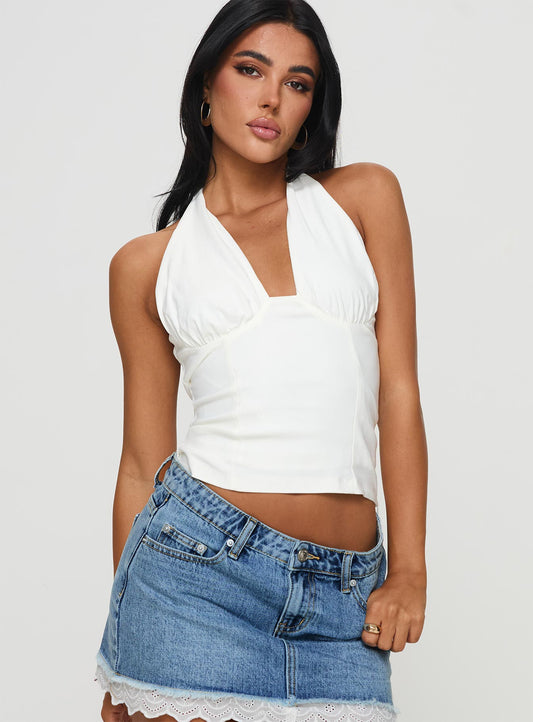 Coralina Top White