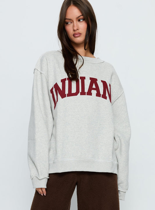 When In Indiana Jumper Grey