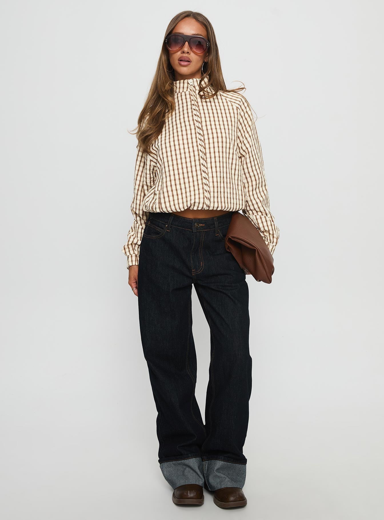 Kalle Jacket Brown Check