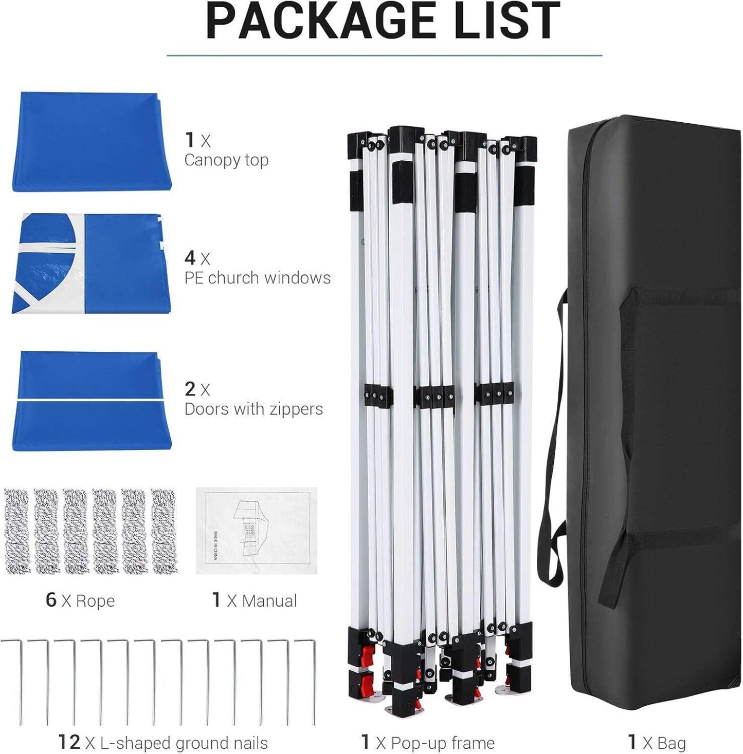 🔥 10x20 FT Premium Pop Up Canopy Tent | Heavy Duty Outdoor Event Shelter