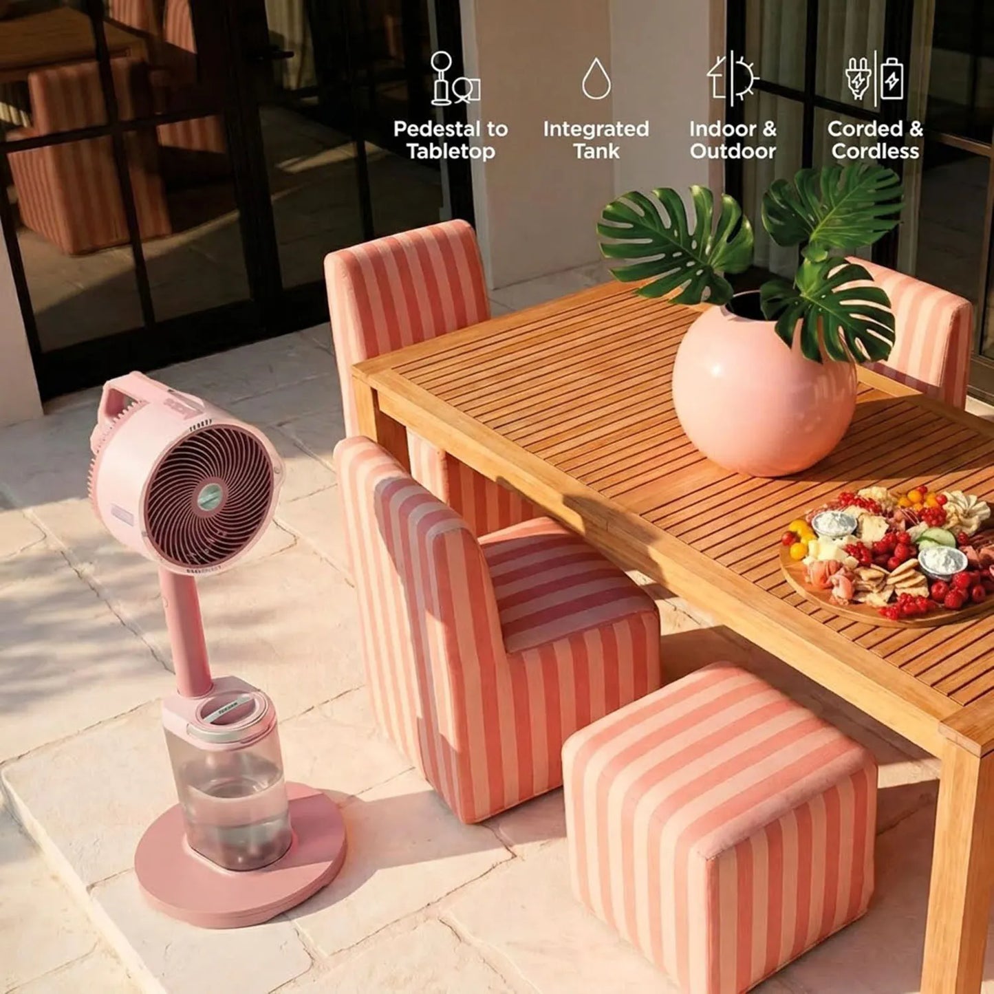 ☀️Summer Sale 50% OFF🌊Cordless Portable Misting Fan