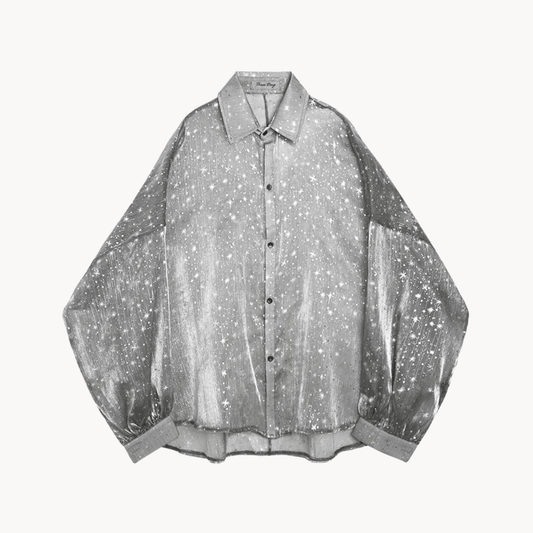 Glitter Mesh Top