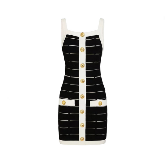 Knitted Sleeveless Tank Top Dress